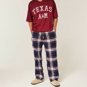 Flannel Pants - Navy Plaid